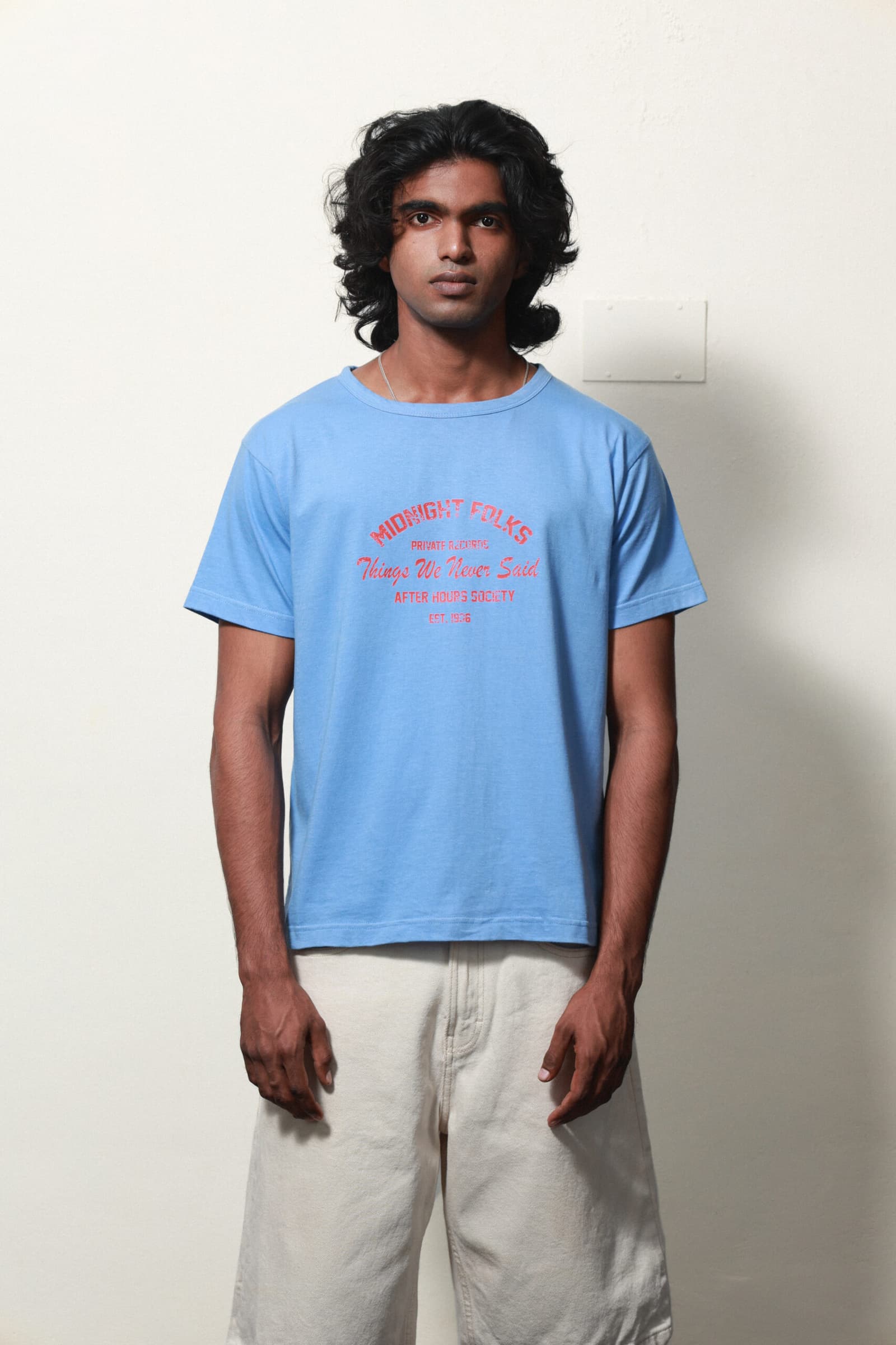 REGULAR FIT SLOGAN PRINT T SHIRT 1