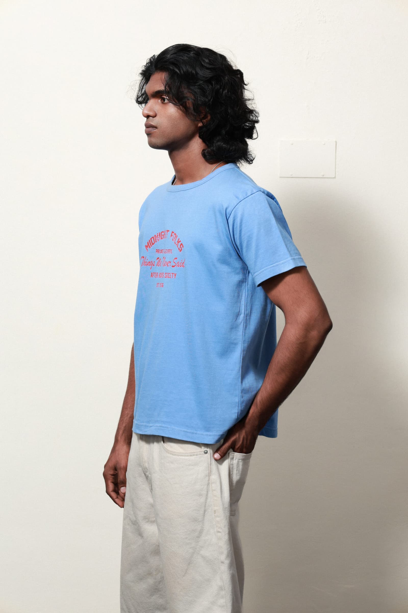 REGULAR FIT SLOGAN PRINT T SHIRT 4