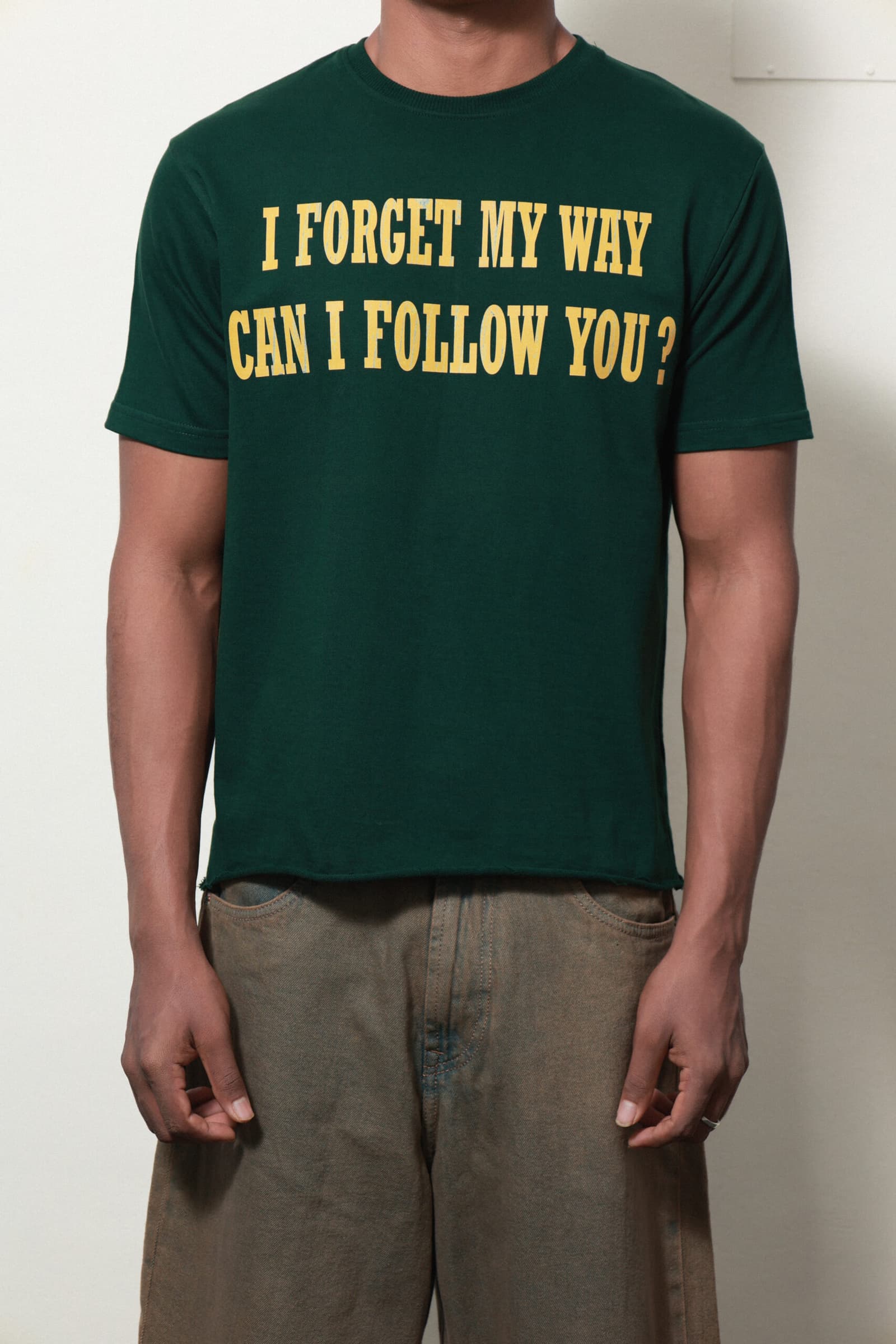 REGULAR FIT GREEN T SHIRT 1