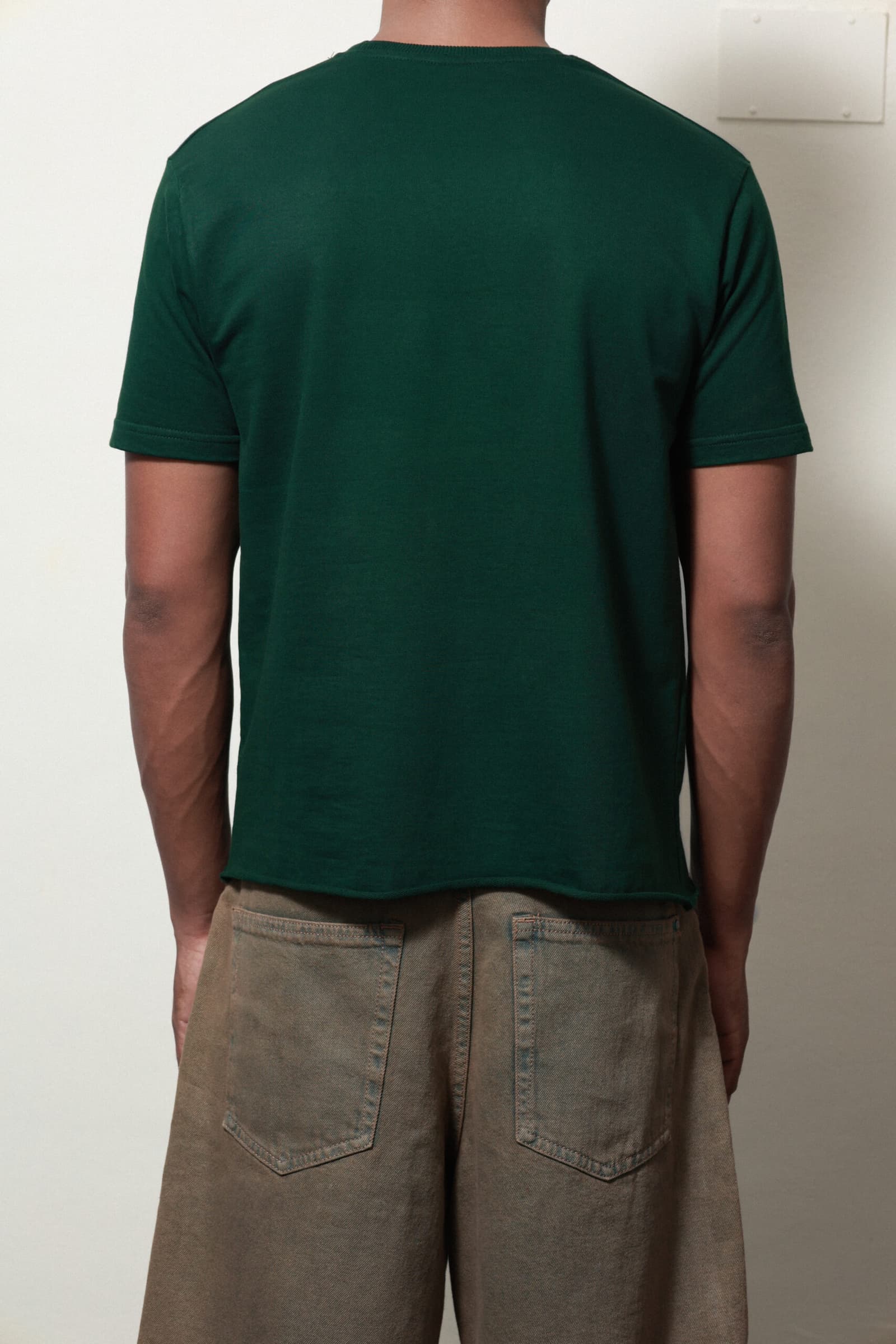 REGULAR FIT GREEN T SHIRT 2