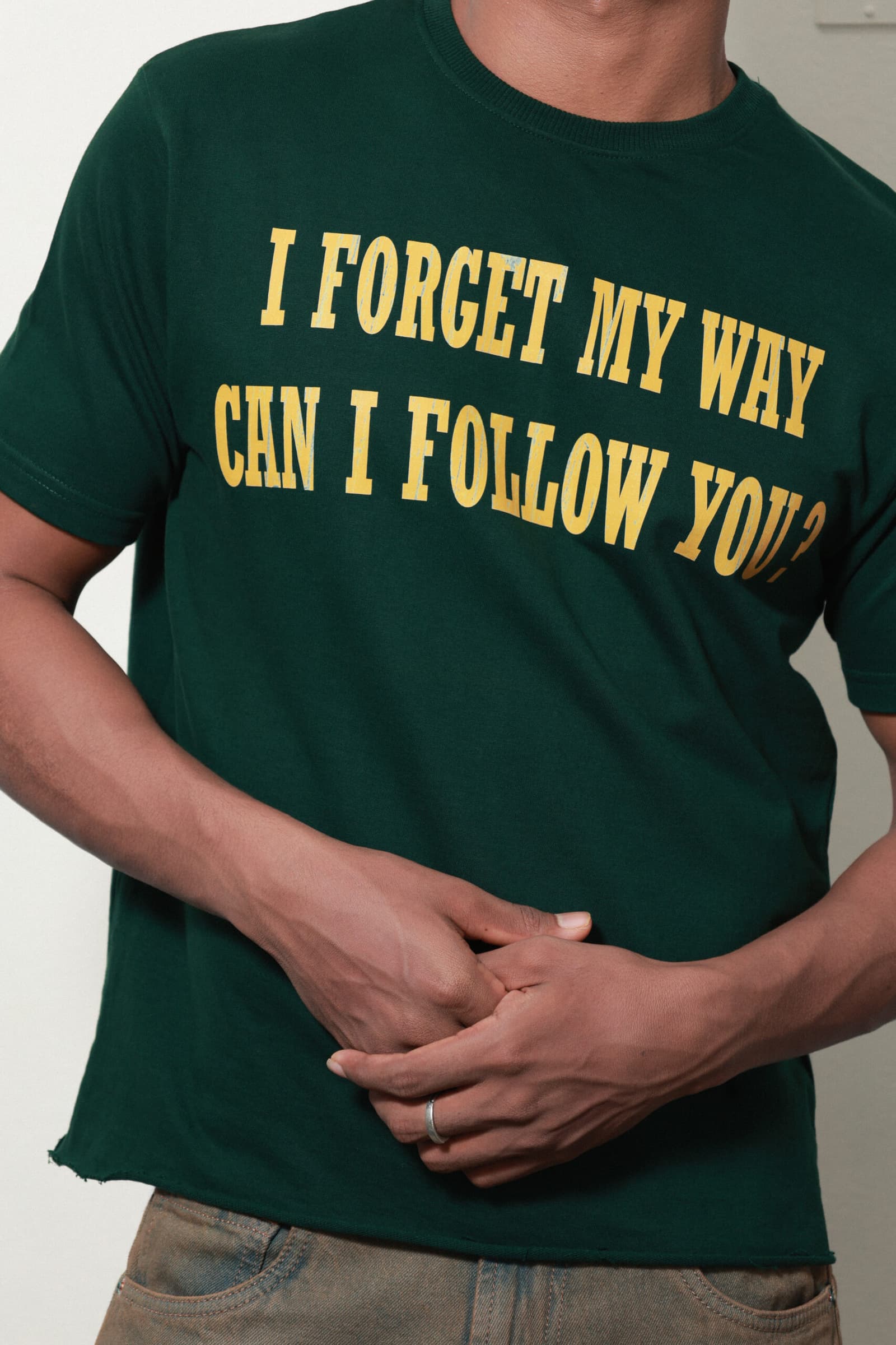 REGULAR FIT GREEN T SHIRT 3