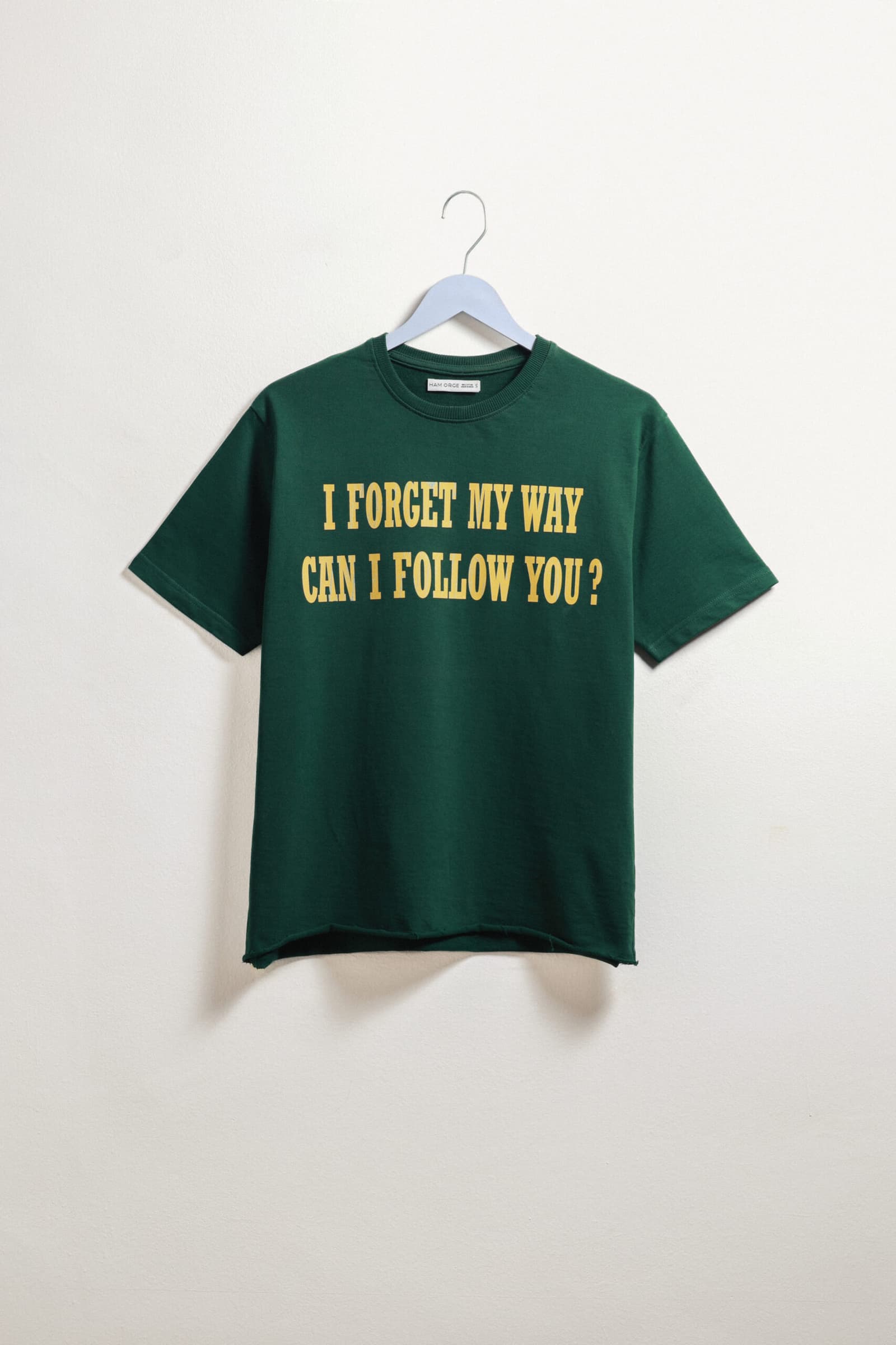 REGULAR FIT GREEN T SHIRT
