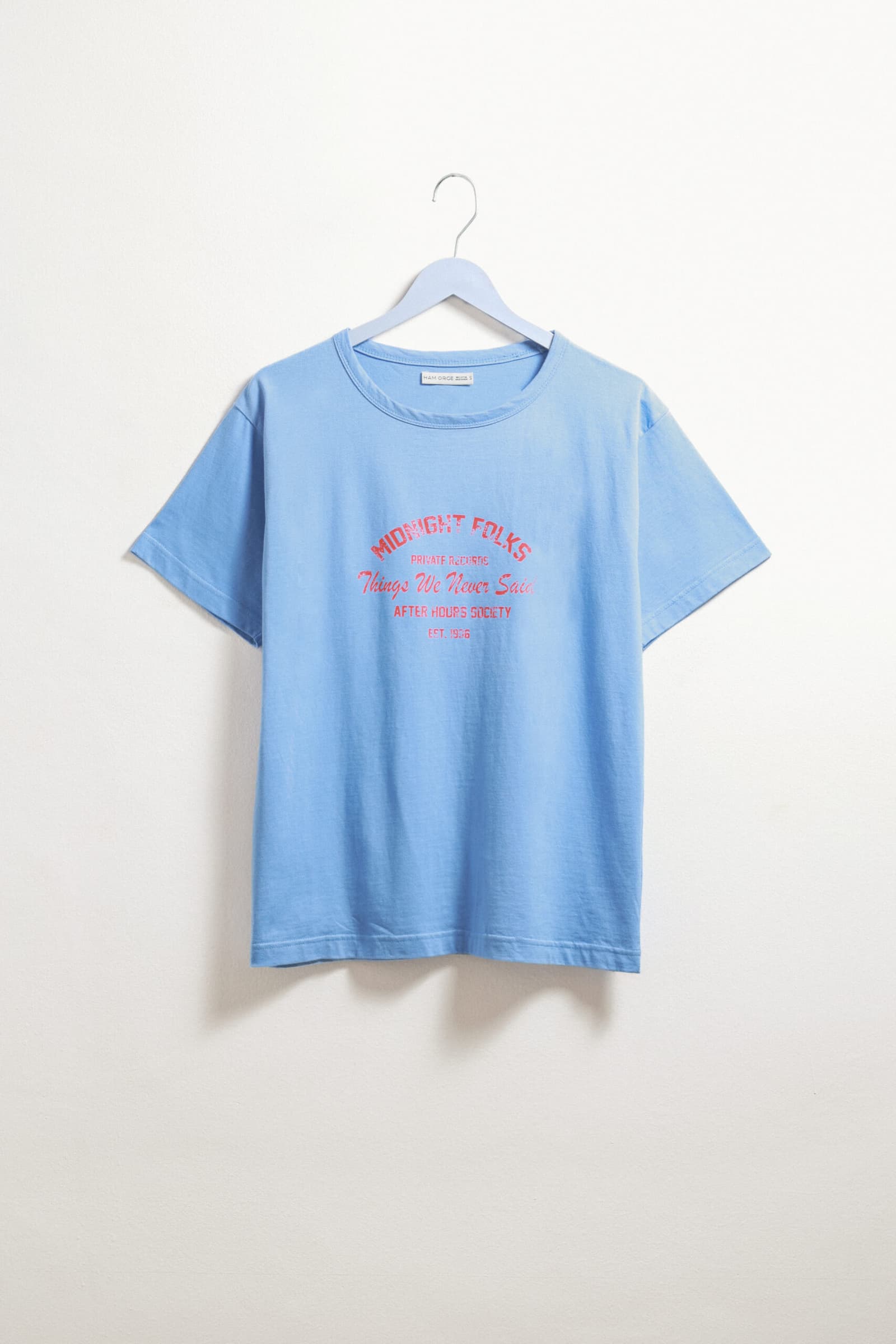 REGULAR FIT SLOGAN PRINT T SHIRT 6